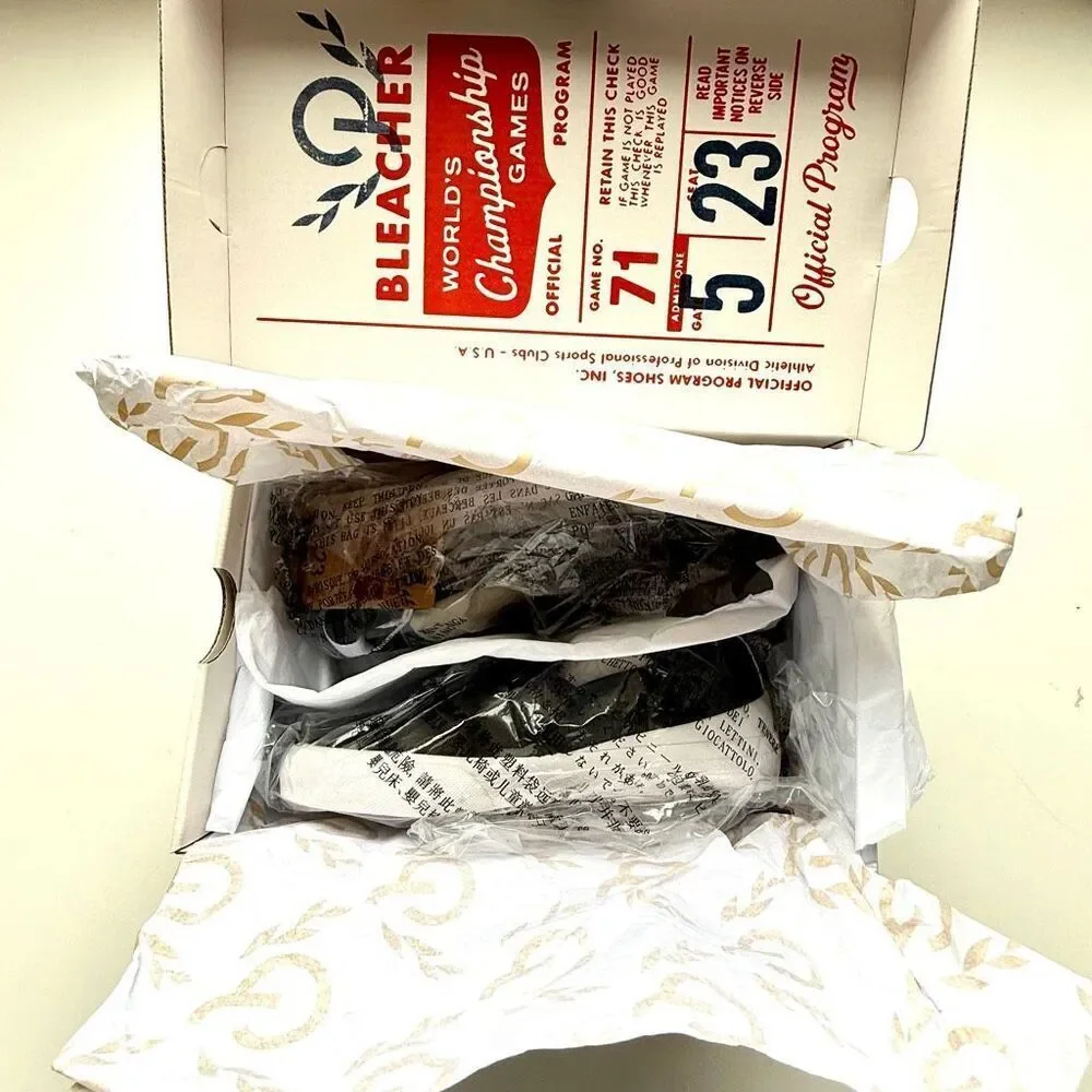 NWT Official Program big boy’s canvas slip on sneakers in camo/black/white Size - Picture 9 of 10